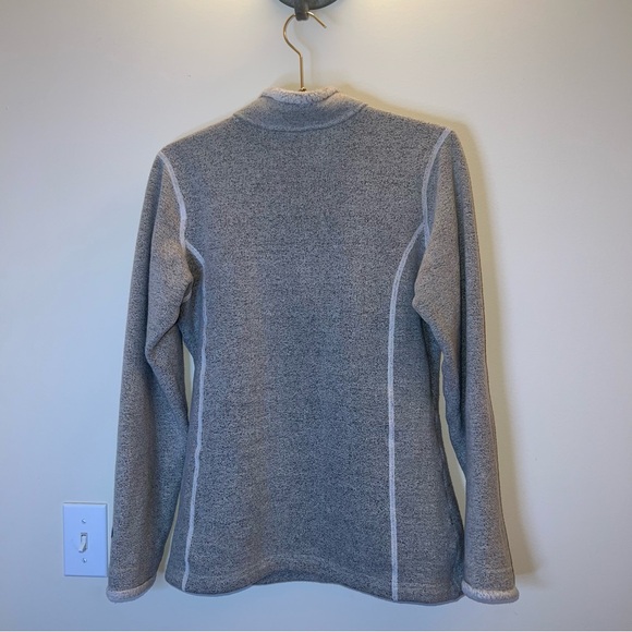 KÜHL Gray Sherpa Lined Quarter Zip Fleece Pullover Medium - Picture 2 of 15